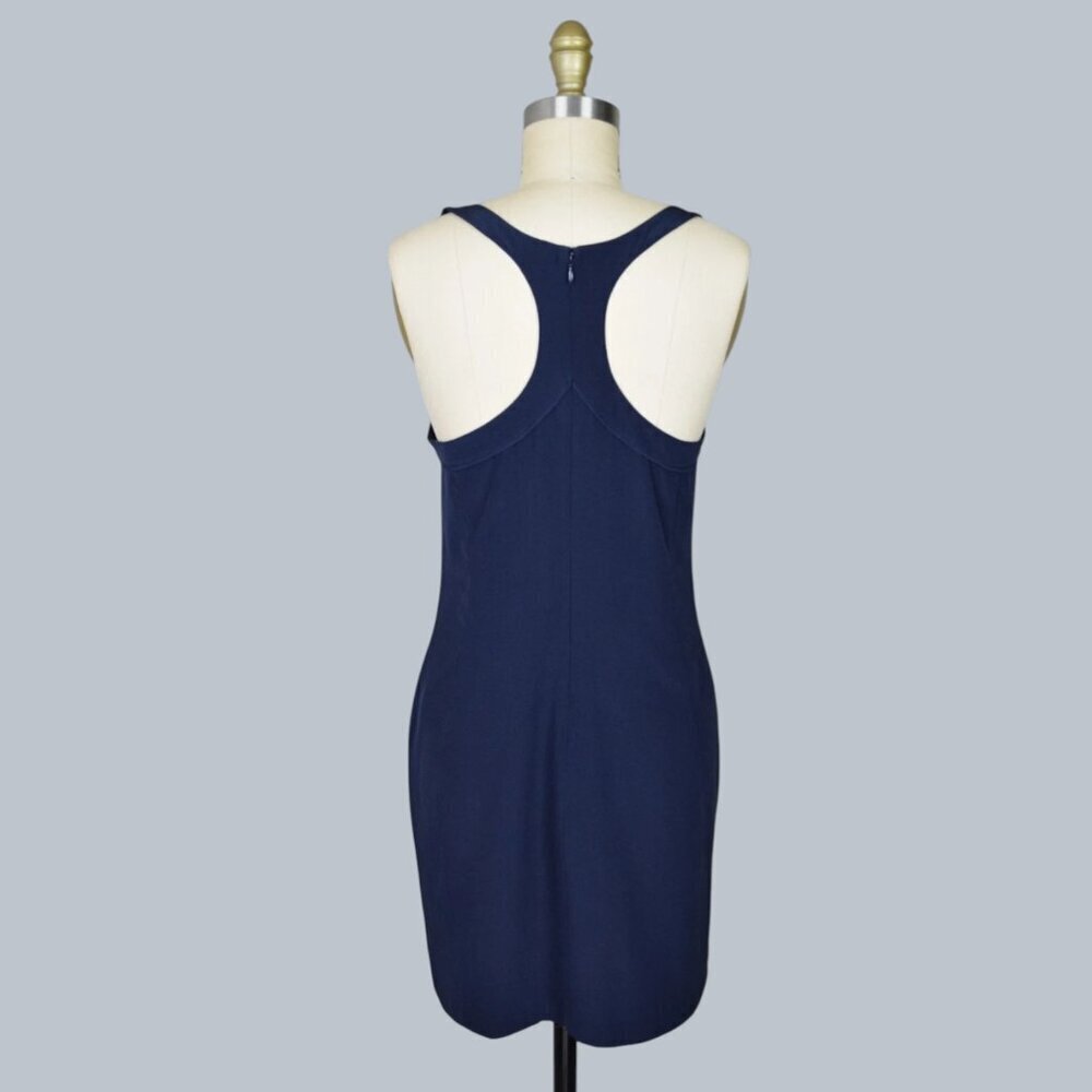 REBECCA MINKOFF SILK JOSHUA ABSTRACT SLEEVELESS TANK MINI DRESS - Picture 7 of 11